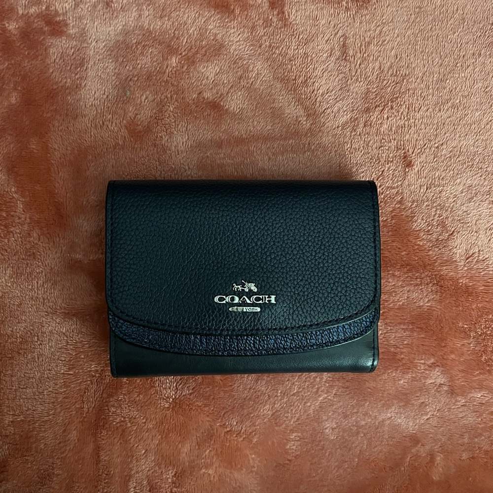 Navy Blue women’s Coach wallet